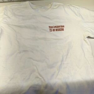 Retro Texas VS OU Weekend White Texas Longhorn Band T-Shirt